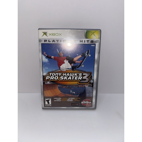 Other - Tony Hawk's Pro Skater 3 (Microsoft Xbox, 2002) Platinum Edition CIB